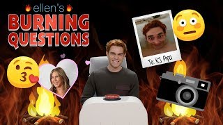 Riverdale Star KJ Apa Gets Hot Answering Ellen’s Burning Questions [upl. by Louls375]