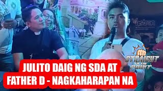 Julito Daig ng SDA at Rev Fr Darwin Gitgano nagkaharapan na [upl. by Eicak831]