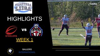 Kuopio Steelers  UNC  Week 1  Maple league 2024 [upl. by Kcolttam]