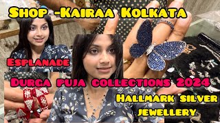 Hallmark Silver Jewellery😳Durga puja collections 2024EsplanadeKolkata😍ShopKairaaNew Market [upl. by Arundell898]