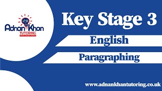 Key Stage 3 English  Paragraphing [upl. by Gabrila]