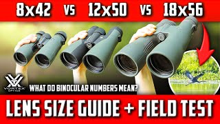 How To Choose Binoculars What Size is Best for Your Activities Vortex 8x42 vs 12x50 vs 18x56 TEST [upl. by Zosema]