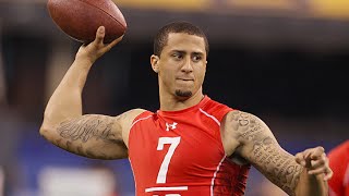 Colin Kaepernick 2011 NFL Combine Highlights [upl. by Rahr]