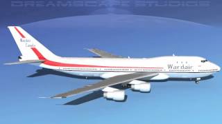 747100 Jumbo Jet Wardair Canada 3D model from CGTradercom [upl. by Aihsel187]