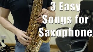 Easy Songs for Saxophone to impress your friends with Saxophone Lessons BC108 [upl. by Madaras515]