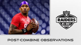 Takeaways and Rumblings From the 2024 NFL Combine  Raiders [upl. by Ashbaugh781]