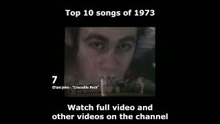 Top 10 songs of 1973 [upl. by Fitts]