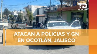 Enfrentamiento y bloqueos prenden alarmas en Ocotlán Jalisco [upl. by Yrret]