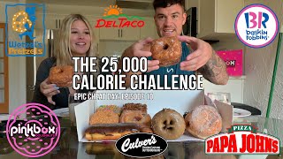 25000 Calorie Challenge  Epic Cheat Day Episode 10 [upl. by Sitarski]