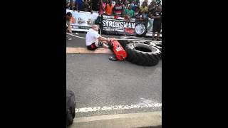 Strong man champions league Aurélien lejeune truck pull [upl. by Esac88]