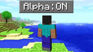 I Tried The First Ever Version Of Minecraft [upl. by Ettenahc563]