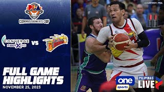 Converge vs San Miguel highlights  PBA Season 48 Commissioners Cup  Nov 25 2023 [upl. by Alekin]