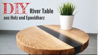 River Table für Anfänger aus Holz und Epoxidharz  DIY Epoxy Resin Table [upl. by Orth]