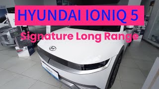 Review Hyundai IONIQ 5 Signature Long Range Optic White 2024 [upl. by Otreblada]