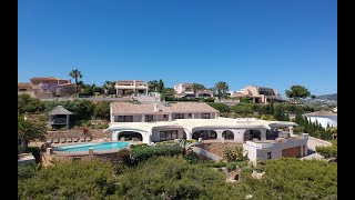 San Jaime Moraira  Luxury Villa for Sale ☀️ [upl. by Kciredor]