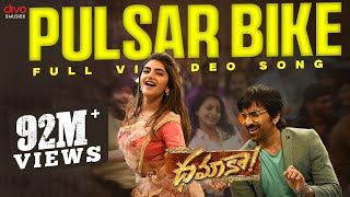 Pulsar Bike Full Video Song  Dhamaka  Ravi Teja  Sreeleela  Thrinadha Rao  Bheems Ceciroleo [upl. by Minica]