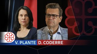 Sondage municipal  lutte serrée entre Valérie Plante et Denis Coderre [upl. by Shandeigh630]