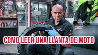 Cómo Leer las Llantas Para Moto [upl. by Pitarys]