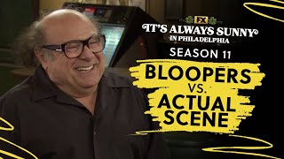 S11 Bloopers vs Actual Scene  Its Always Sunny in Philadelphia  FX [upl. by Delano]