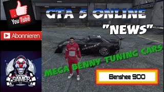 GTA 5 Online TOP 5 BENNYS TUNING CARS Mega Money Boost PS4 [upl. by Nemhauser]