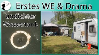 WassertankDrama am erstes Wochenende auf dem Dauerstellplatz  Campingstuhl von Quechua [upl. by Attiuqaj721]