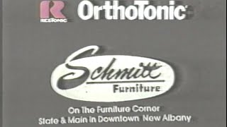 1978 Schmitt Furniture New Albany IN Restonic Mattress Commercial [upl. by Alyel]