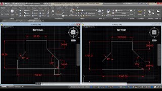 How to convert units of an existing drawing in AutoCAD [upl. by Marka]