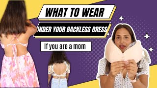 WHAT TO WEAR UNDER BACKLESS DRESS IF YOU HAVE SAGGING BREAST [upl. by Myron584]