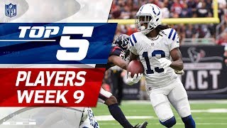 Top 5 Player Performances Week 9  NFL Highlights [upl. by Ellswerth250]