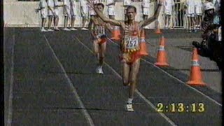 Martín Fiz Vs Abel Antón  Mundial de maratón  Atenas 1997 [upl. by Marra]