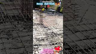 what is the minimum thickness of RCC slab for house 🏠 rcc slabjaswantprajapativideos shortswork [upl. by Eenot614]