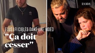 Alexis Corbière et Raquel Garrido LFI ciblés dans une vidéo par des proZemmour [upl. by Ydnes522]