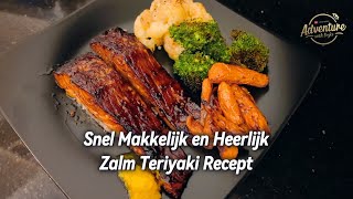 Snel Makkelijk en Heerlijk Zalm Teriyaki Recept [upl. by Zurkow]