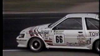 1987 BTCC Toyota Corolla battle AE86 vs AE82 [upl. by Ambrosi]