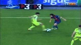 Leo Messi Maradona goal vs Getafe just 19y old [upl. by Nnair]