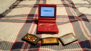 Gameboy Advance SP review amp gameplay [upl. by Hatch61]