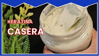 KERATINA CASERA PARA EL CABELLO SECO Y MALTRATADO [upl. by Rube]