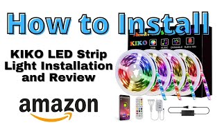 KIKO LED Strip Light Installation and Review [upl. by Owain753]