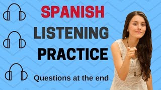 Spanish Listening Practice With a Native Colombian Speaker Listening Comprehension Activity [upl. by Acined]