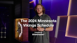 Introducing the 2024 Minnesota Vikings Schedule [upl. by Rentsch563]