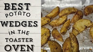 Crispy Potato Wedges Easy Toaster Oven Recipe burlapali asmrcooking [upl. by Dunaville72]