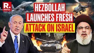 Hezbollah Launches Fresh Attack On Israel With Rockets Emergency Sirens Go Off [upl. by Guyer]