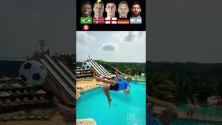 Messi VS Haaland VS Vinicius Jr VS Foden VS Neur  Water Football Challenge [upl. by Greenquist]