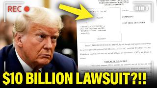 WTF Trump FILES 10 BILLION LAWSUIT as Campaign SINKS [upl. by Ahsilra]