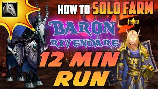 12 min Solo Baron Mount Farm For Prot Paladin  TBC Classic [upl. by Axe]