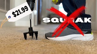 The ULTIMATE Tool to Stop Squeaking Floors FOREVER  Carpet Hardwood amp LVP [upl. by Shwalb]