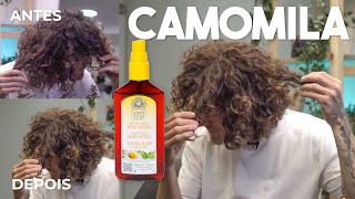 CAMOMILA INTEA  COMO DESCOLORIR O CABELO EM CASA [upl. by Cuttler94]