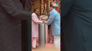 Mukesh Ambani Greets John Cena at Anant Ambani amp Radhika Merchants Wedding  Ambani Wedding  N18S [upl. by Ayifas]