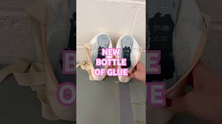 NEW BOTTLE OF GLUE ballerinaballetgluedancerasmrrealitynewpointeshoesroutine [upl. by Wilen454]