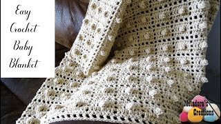 Beginners are here Very easy to make Very beautiful crocheted pattern baby blanket [upl. by Ytsim]